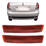 Par Refletor Olho Gato Palio Fire 2004 A 2009 2010 2011 2012