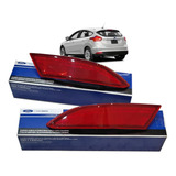 Par Refletor Parachoque Traseiro Focus 2013 A 2015 Original