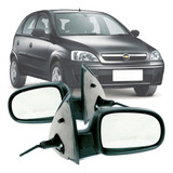 Par Retrovisor Corsa Montana 2002 A 2012 Com Controle Manual
