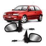 Par Retrovisor Gol G2 Bola 96 97 98 99 Com Controle 2 Portas