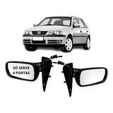 Par Retrovisor Gol Parati G3 G4 99 14 4 Portas Com Controle
