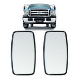 Par Retrovisor Liso Médio Caminhão Para Ford F350