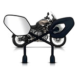 Par Retrovisor Modelo Fixo Tiger Triumph 1200 Rosca Honda