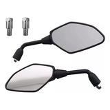 Par Retrovisor Mt 03 07 09 Lente Convexa Rosca Universal H y