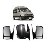 Par Retrovisor Sprinter Manual C Pisca 2012 2013 2014 2015 2017 Braco Curto Esquerdo Direito