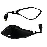 Par Retrovisor Z400 Esportivo Kawasaki Haste Curta Rebaixado Rosca Honda
