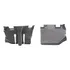Par Revestimento Caminhão Mb 709 710 1618 1941 Pedal Cinza