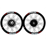 Par Roda Alumínio Aro Viper Aero Titan Fan 125 00 08 Inox