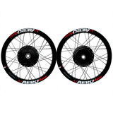 Par Roda Aro Alumínio Viper Aero Titan Fan 150 160 Start 4mm