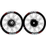 Par Roda Aro Alumínio Viper Aero Titan Fan 150 160 Start 4mm