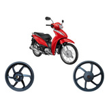 Par Rodas Liga Leve Modelo 6 Palitos Biz 125cc 2013 2013