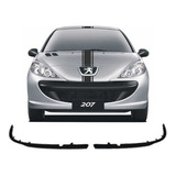 Par Saia Spoiler Bigode Dianteiro Peugeot 207