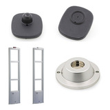 Par Sensor Antifurto P Lojas 1 Mil Etiq Preta E 1 Desacop