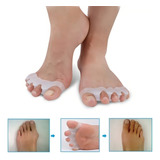 Par Separador De Dedos Para Os Pés Cor Branco