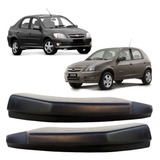 Par Spoiler Dianteiro Parafusos Celta Prisma 12 15 Preto