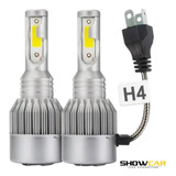 Par Super Led Farol Foco Simples Alto Baixo 6500k 20000 Lm