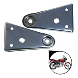 Par Suporte Farol Pisca Cbx 200 Strada 2001 2002 Cromado