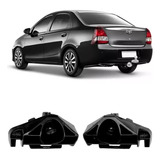 Par Suporte Guia Pequeno Parachoque Traseiro Etios Sedan