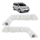 Par Suporte Parachoque Dianteiro Livina 2009 A 2013 Branco