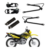 Par Suporte Pedaleira Tras diant Nxr Bros 125 150 2005 2008