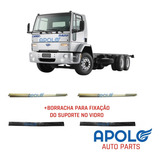 Par Suporte Vidro Porta Borracha Caminhão Ford Cargo 81 A 10