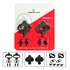 Par Tacos Taquinho Pedal Clip Bike Preto Sapatilha Spd - Mtb