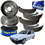 Par Tambor Campana Freio Jogo Lona Sapata Fiat Tipo 1 6 8v