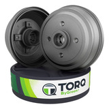 Par Tambor Freio Traseiro Gm Agile Corsa Celta 4 Furos
