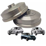 Par Tambor Freio Traseiro Gm Chevrolet Agile Corsa Celta