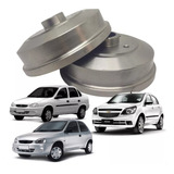 Par Tambor Freio Traseiro Gm Chevrolet Agile Corsa
