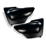 Par Tampa Lateral Preto Injetada Suzuki Yes 125 Sem Adesivo
