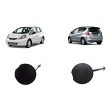 Par Tampa Reboque Parachoque Honda New Fit 2009 2010 2011 12