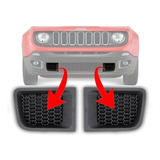 Par Tampa Tela Grade Para choque Jeep Renegade 2015 16 2018