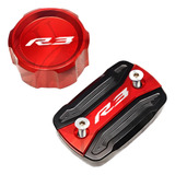 Par Tampas Reservatório Oleo Fluido Freio Yamaha R03 R3 R 03