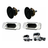 Par Trava Botão Fecho Capô Caminhão Ford 815 Cargo 4532 1317