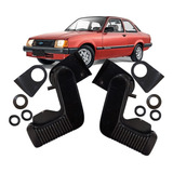 Par Trinco Quebra Vento Preto Completo Chevette 1985 A 1987