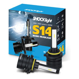  Par Ultra Led 6000k 3600lm Shocklight S14 H27 Neon Carro