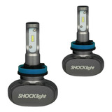 Par Ultra Led Shock Light Titanium Lâmpada H8 6000k 10000 Lm