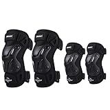 Par Universal De Joelheiras E Cotoveleiras Para Adultos Bicicleta Bicicleta Motocicleta Apoio Joelho Joelheiras Protetoras Para Motociclismo Ciclismo Quatro Estações Joelheiras