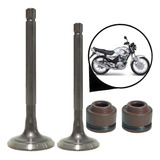 Par Valvulas Comando Retentor Ybr 125 Factor 2009 2010 2011