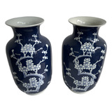 Par Vasos Decorativos Porcelana