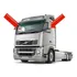 Par Vidro Porta Verde Volvo Fh-12
