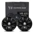 Par Woofer Mid Bass Hurricane 6 Polegadas 500w Rms Pro Mb600 8 Ohms Cor Preto