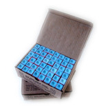 Para Bilhar Sinuca Snooker Giz Azul Caixa Com 144 Unidades