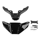 Pára Brisa Da Motocicleta Pára Brisa Da Motocicleta Defletor De Vento Pára Brisas Aerodinâmica Aprimorada Pára Brisas Defletor De Vento Com Suporte De Montagem Para MT 09 2024 E