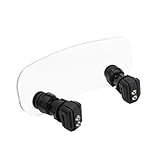 Pára Brisa De Motocicleta Pára Brisas Transparente Aumentado Para Motocicleta Spoiler De Pára Dianteiro Com Extensão De Tela De Vento Para Motocicleta Grande à Prova D água Para A