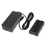 Para Carregador De Bateria NP F970 Adaptador De Fonte De Alimentação E Acoplador CC Semi Decodificado