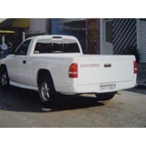 Para Choque Dodge Dakota 06 Traseiro Embutido Em Fibra