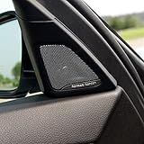 Para F10 F11 Série 5 Harmankardon Cabeça De áudio Agudos Buzina Alto Falante Som Música Modelo Original Capas De Alto Falantes De Tweeter Apto Buzina De Trem Alto Para Caminhão Buzina Elétrica De Caracol Cor 2 Tweeter 2 Capas 