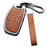 Para Hyundai Creta I20 I4 Capa De Couro Para Chave De Carro